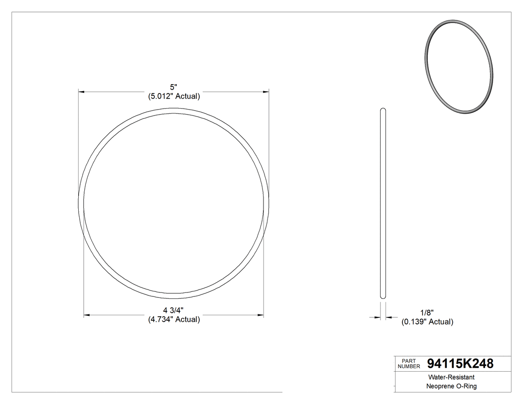Technical drawing - 94115K248